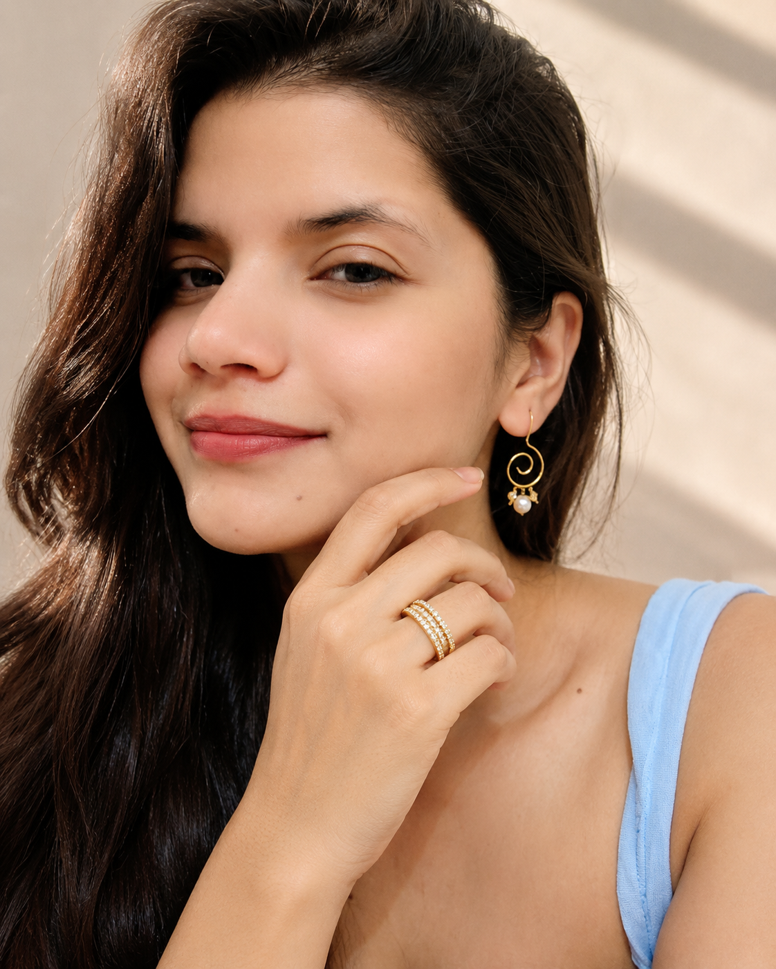 Serena Spiral Earrings