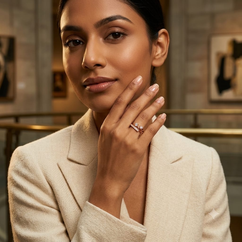Amara Dual Band Ring