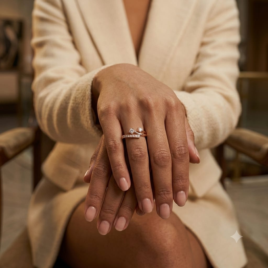 Amara Dual Band Ring photo 3
