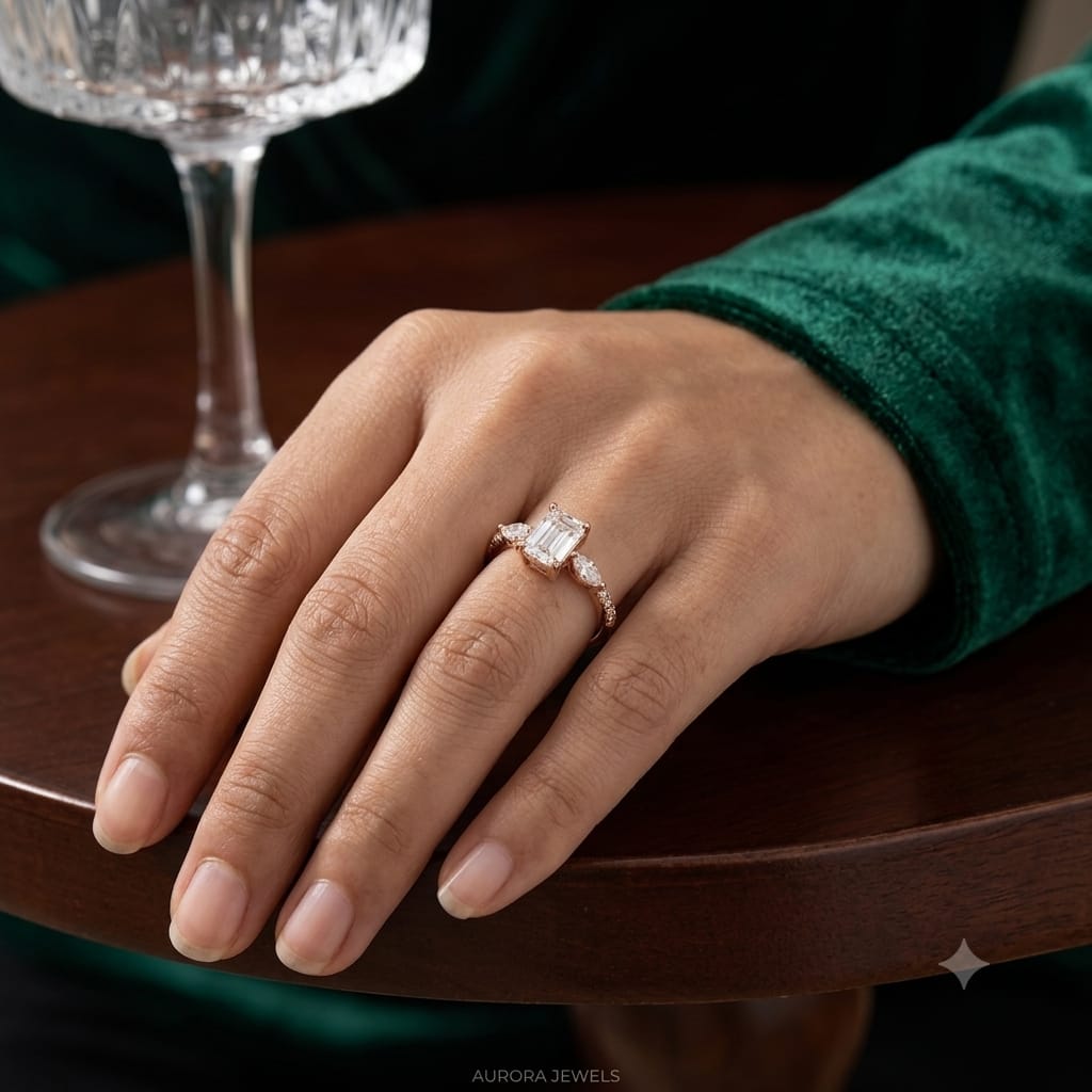 Celeste Rose Solitaire Ring photo 2